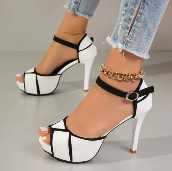 Women's Elegant Colorblock Sandals